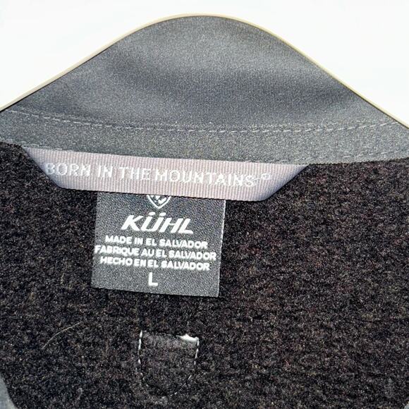 KUHL MEN'S INTERCEPTR VEST 2026 large black hiking gorpcore full zip - Picture 4 of 10